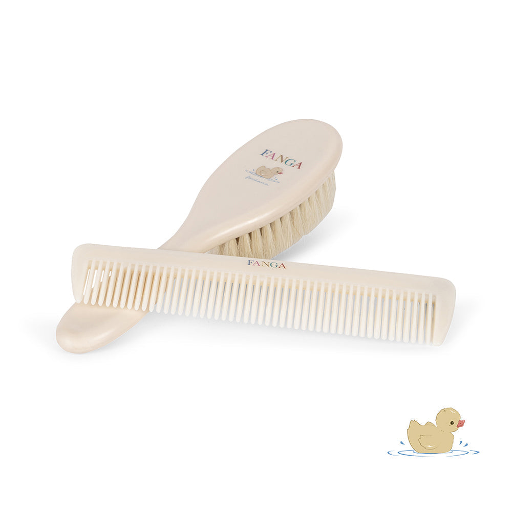 Hårbørstesæt baby - Beige