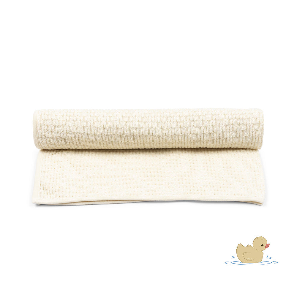 Venti Pointelle tæppe - Beige