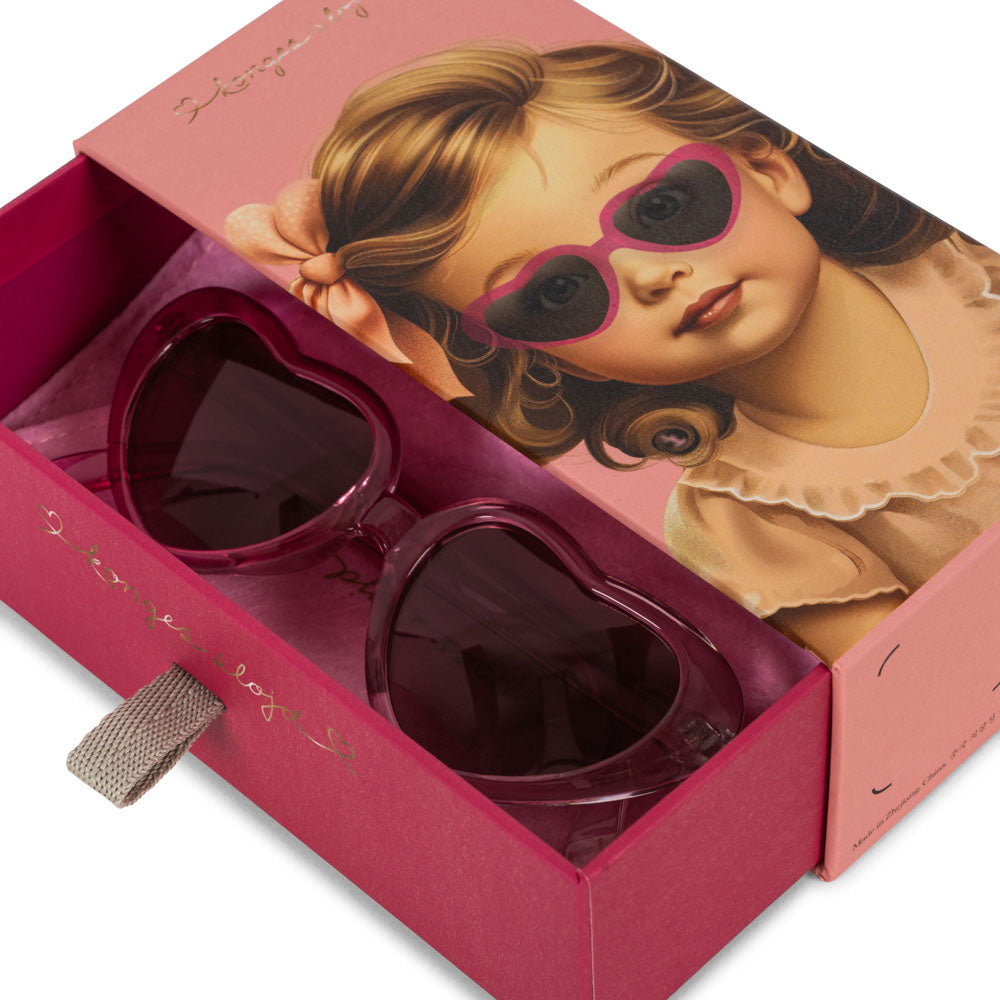 Solbriller til baby - hjerte