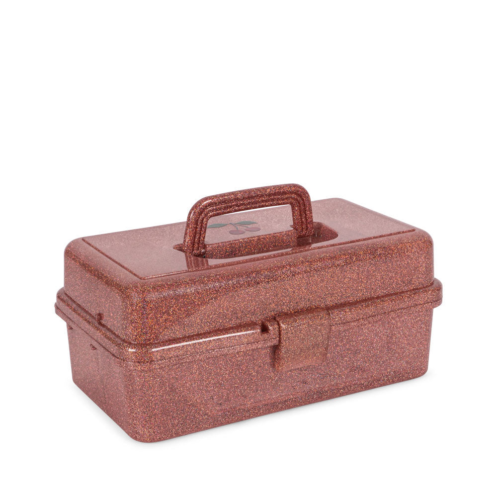 Creative art caddy - Glitter rose cherry