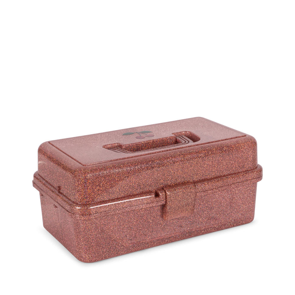 Creative art caddy - Glitter rose cherry
