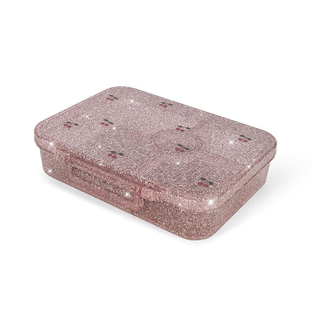 Bento madkasse - Cherry glitter og Lemon AOP