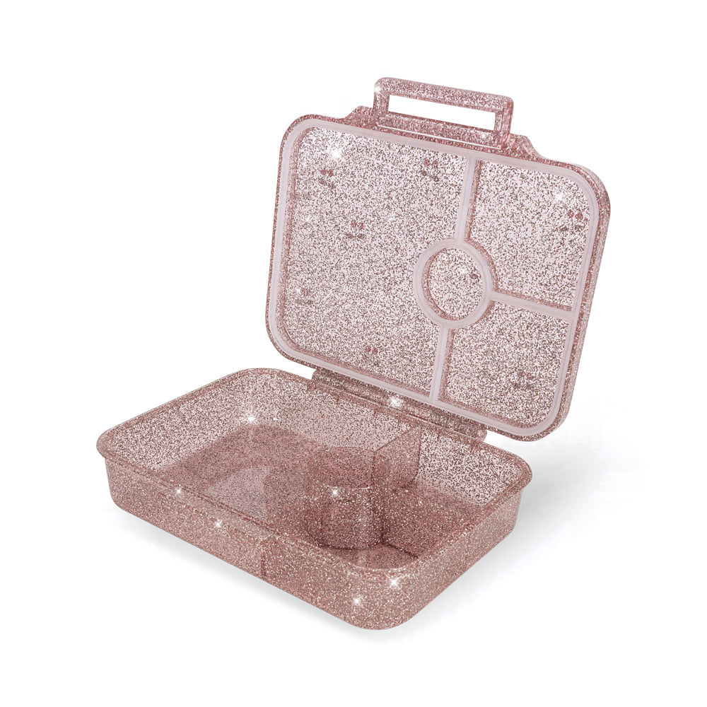 Bento madkasse - Cherry glitter og Lemon AOP