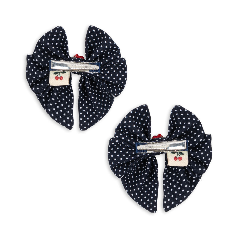 Hårsløjfer 2 pak rose - dot nuit