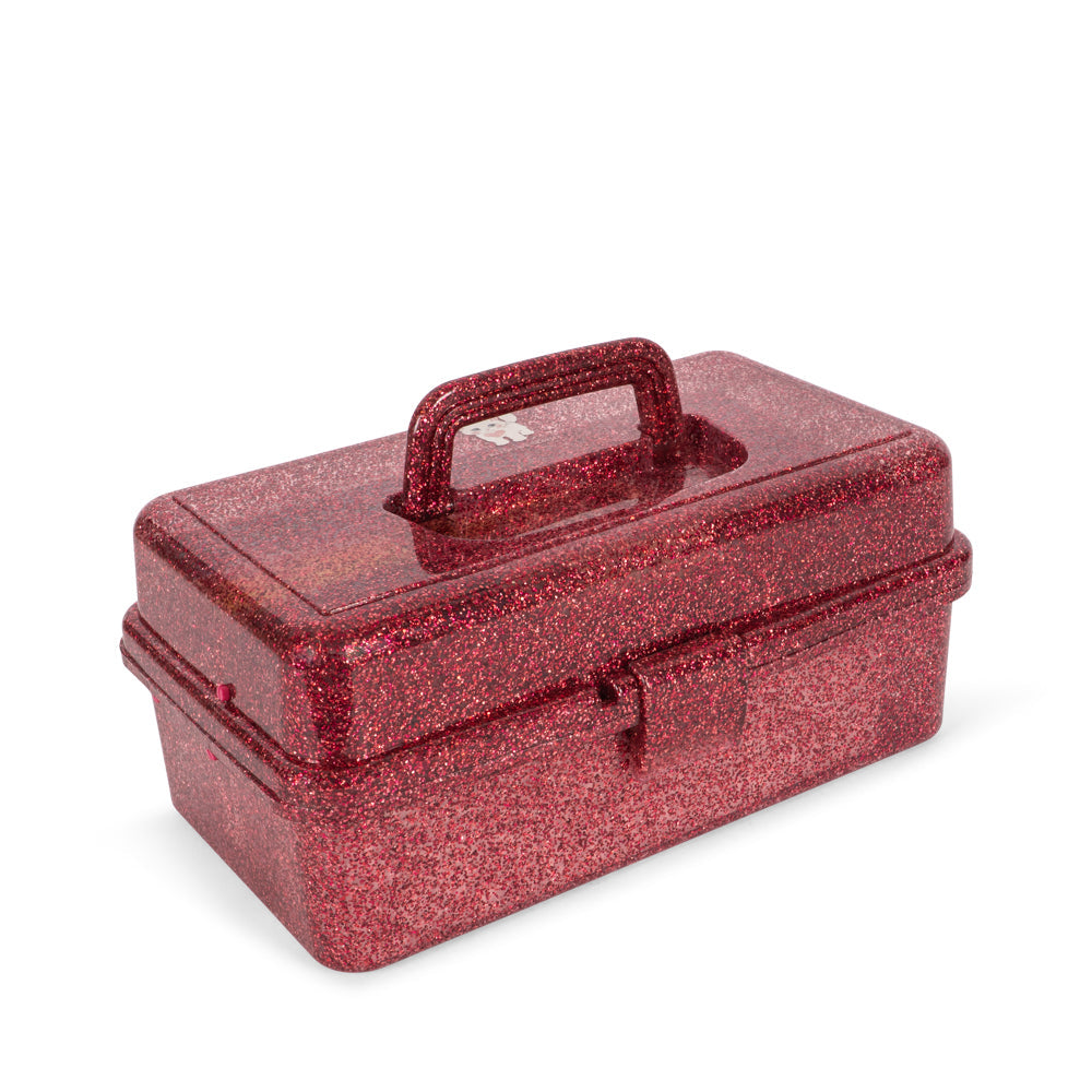 Creative art caddy - glitter rose