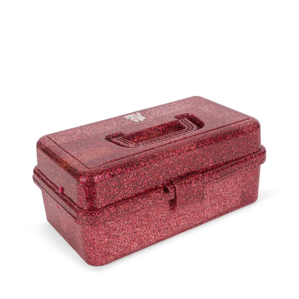 Creative art caddy - glitter rose