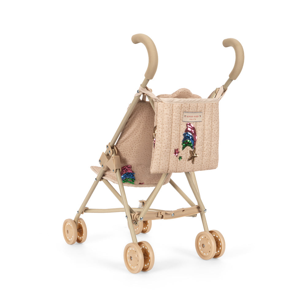 Dukkeklapvogn rainbow star