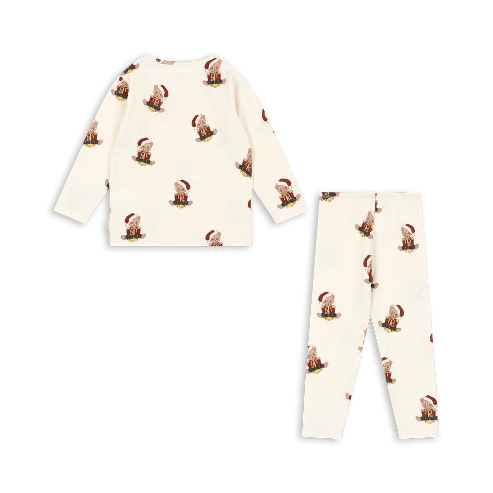 Julesæt bluse og bukser - Teddy bear
