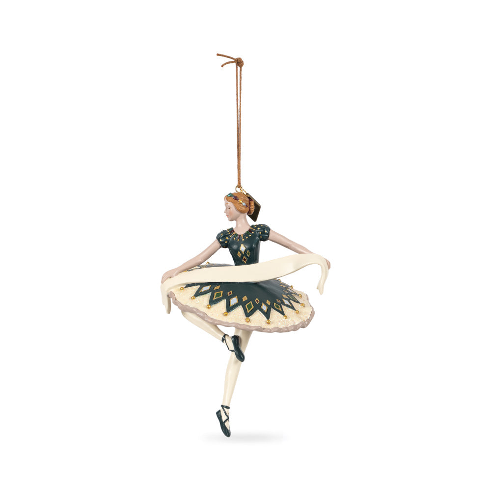 Juletræsornament - Harlekin ballerina