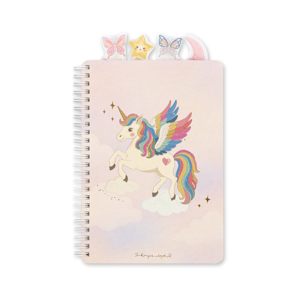 Mit notesbogsæt - Unicorn