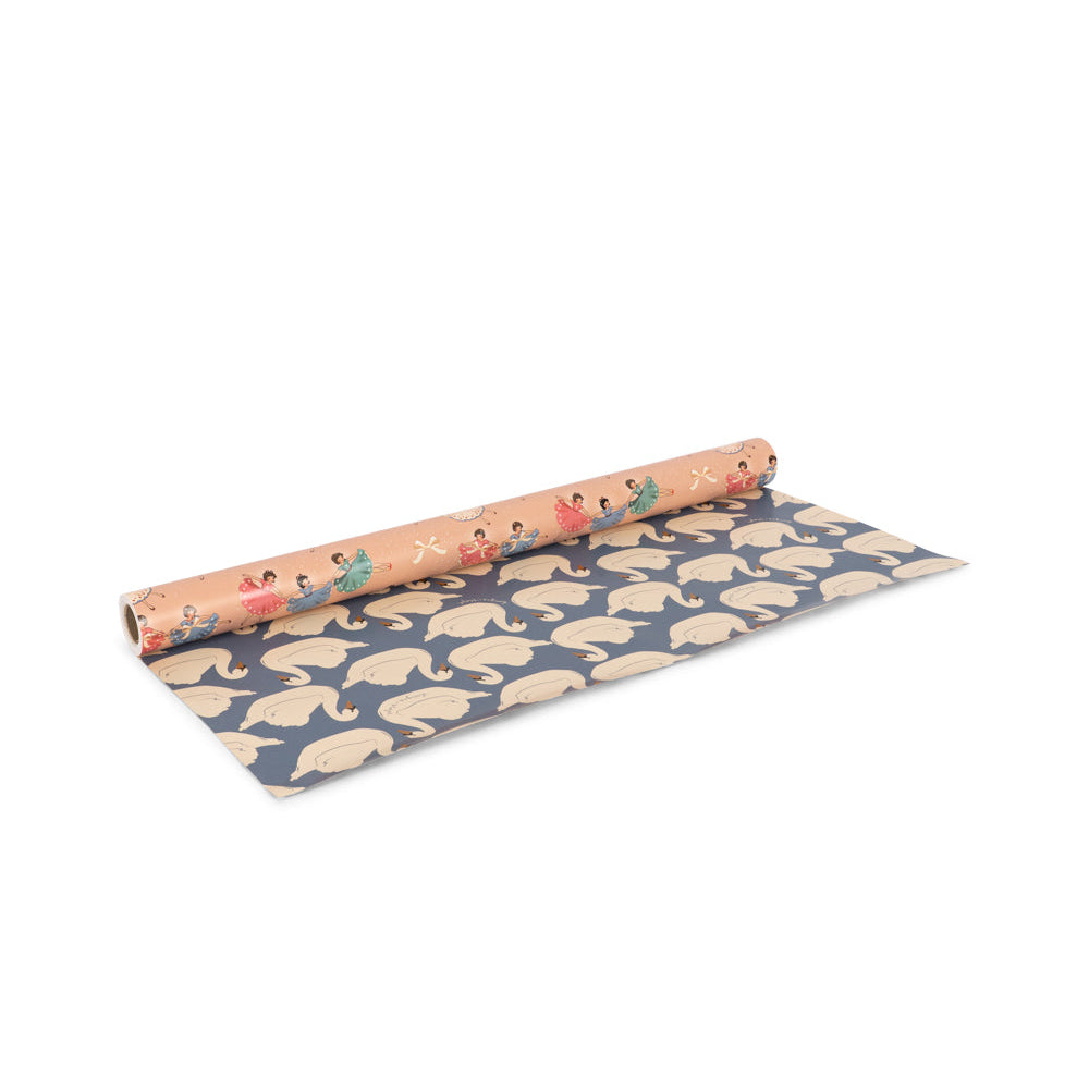 Gavepapir - Bow ballerina blush