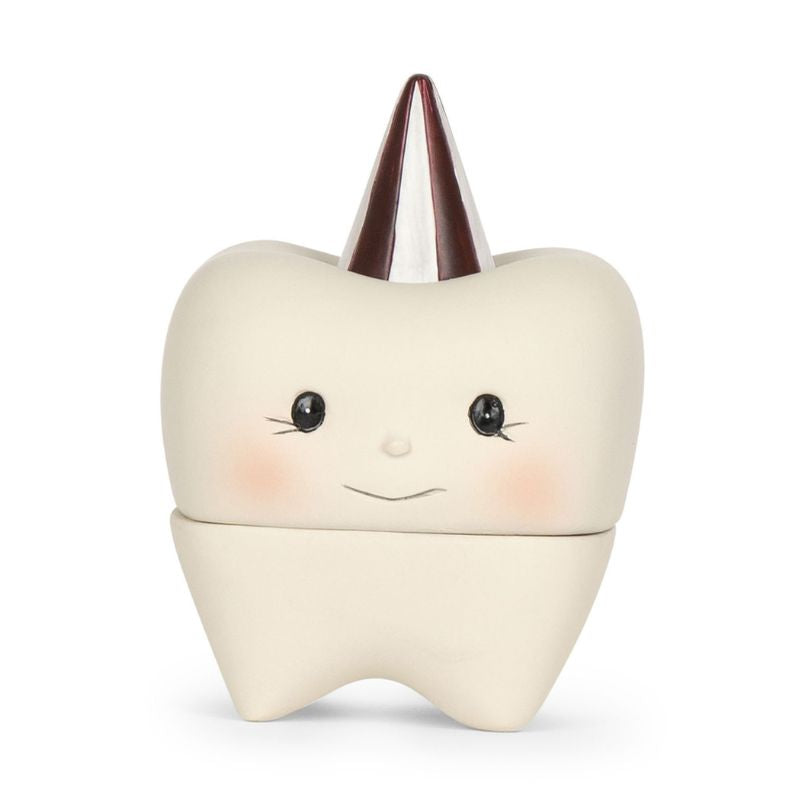 Tandæske i porcelæn