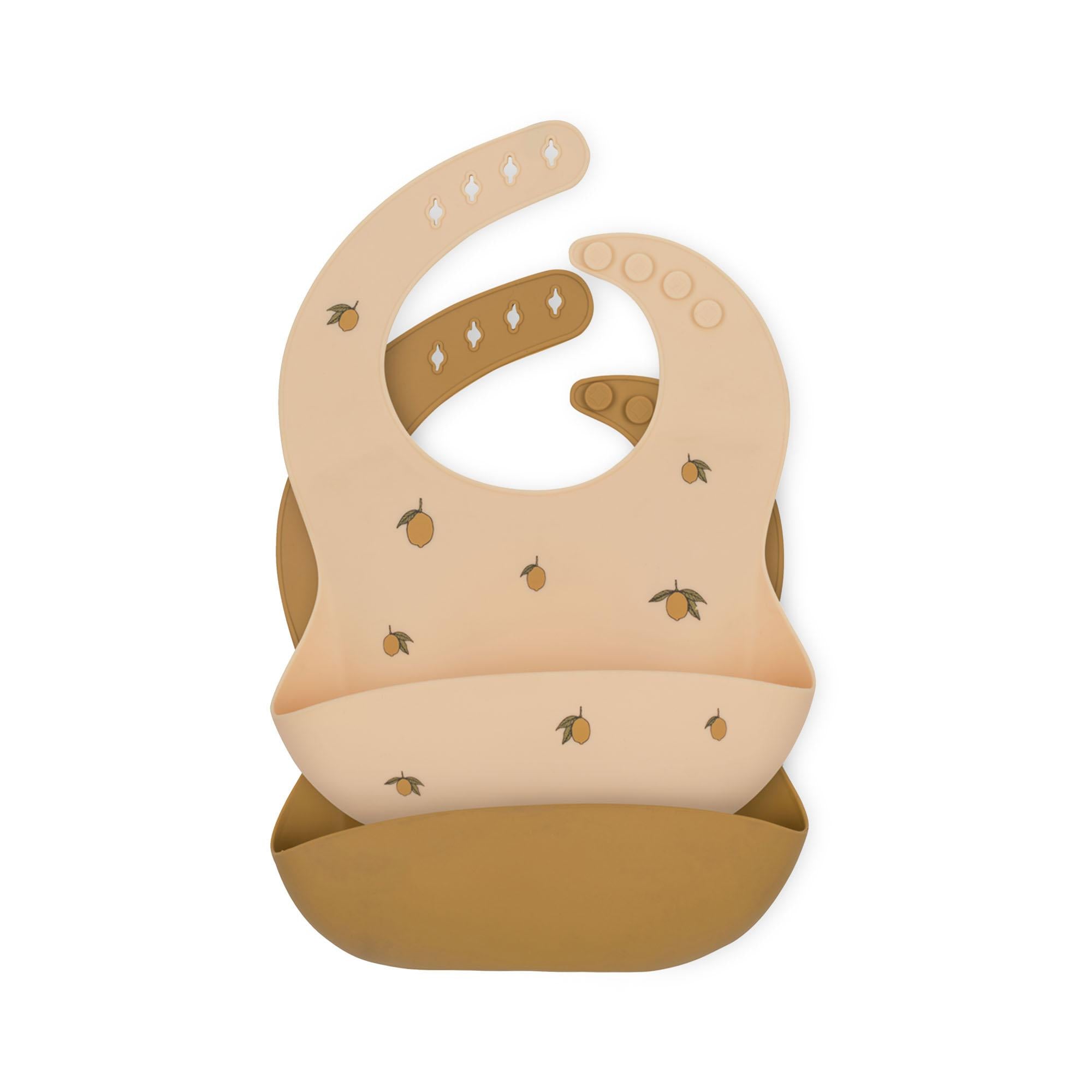 Spisesmæk silikone 2pak - Lemon/almond