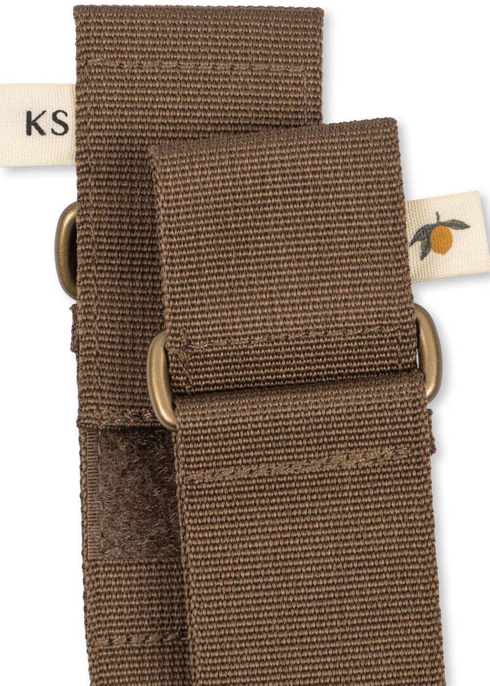 Karabinhager til barnevogn 2pak - Walnut