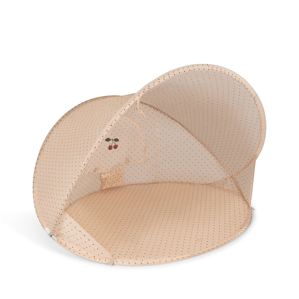 Pop up UV-strandtelt - Navy dot