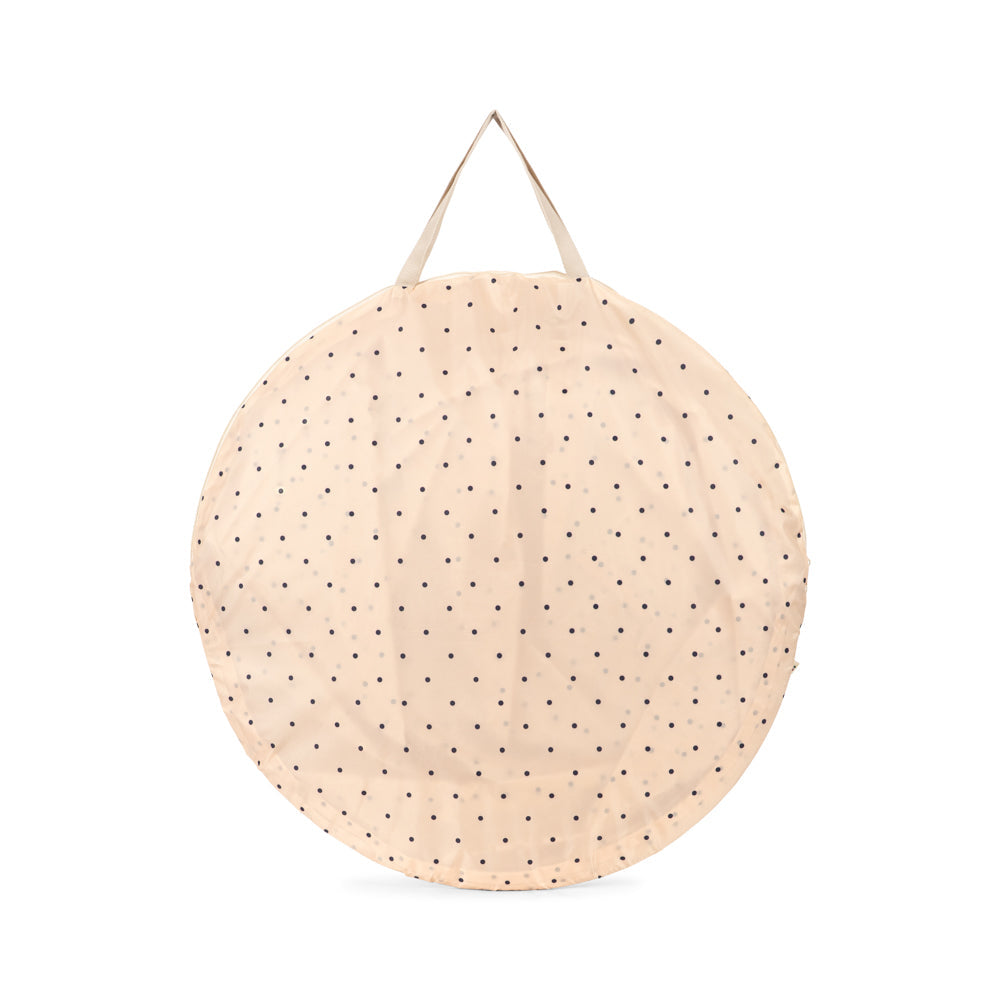 Pop up UV-strandtelt - Navy dot