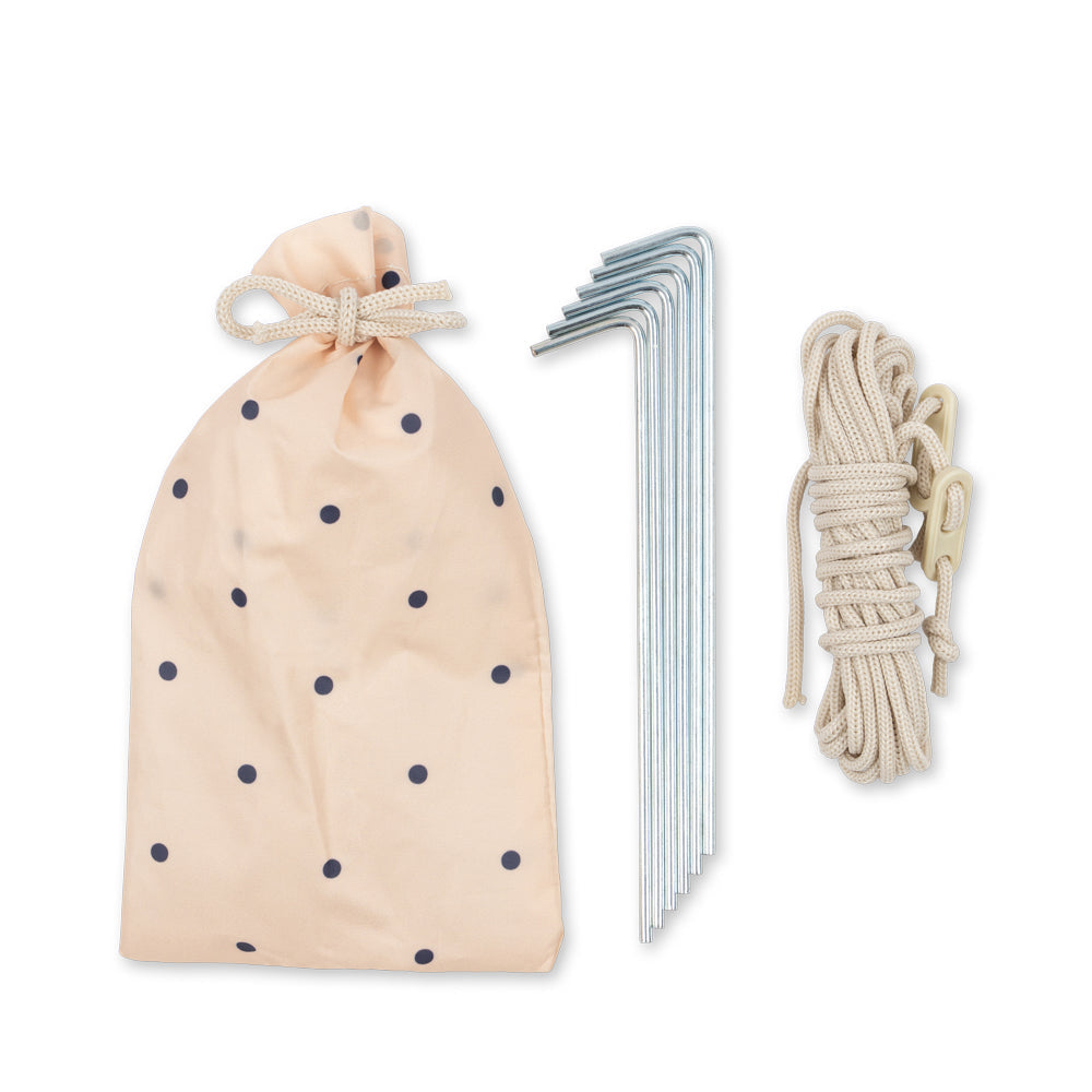 Pop up UV-strandtelt - Navy dot