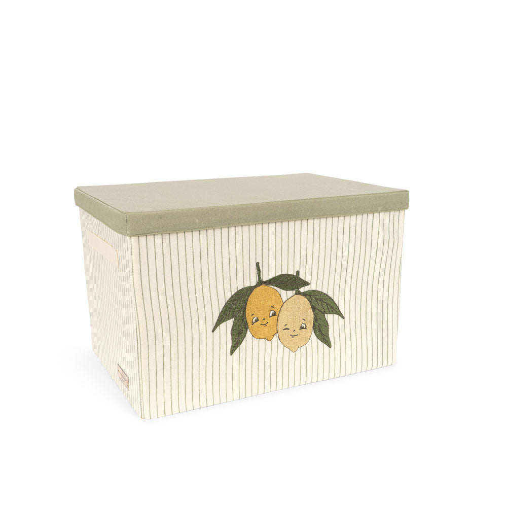 Opbevaringskasse lemon stor